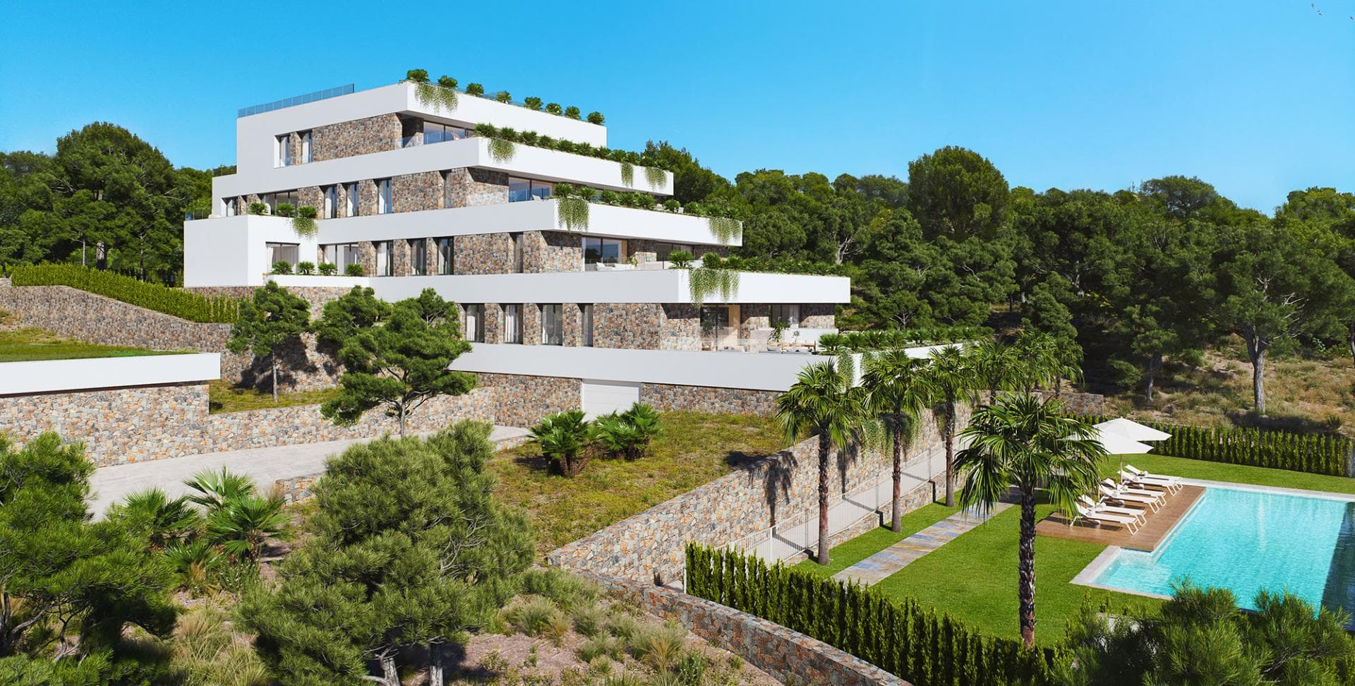 Magnificent Luxury Apartment in Las Colinas Golf – Sea Views<br />Discover this stunning apartment located in the prestigious residential area of ​​Las Colinas Golf, one of the most exclusive enclaves on the Costa Blanca. This practically brand-new property combines contemporary design, elegance, and comfort in a beautiful natural setting.Located on the first floor and facing south, the apartment enjoys excellent natural light throughout the day. It features three spacious bedrooms, two modern bathrooms, and a private 41 m² terrace with spectacular views of the communal pool, gardens, and the Mediterranean Sea. Every detail has been carefully designed to offer a unique living experience, where luxury and tranquility blend seamlessly.The designer kitchen, fully equipped with high-end appliances, is elegantly integrated into the bright living-dining room. The premium materials, sophisticated finishes, and contemporary style make this apartment a true gem.The property includes a parking space and storage room, as well as access to the excellent community facilities: swimming pool and landscaped gardens. Everything has been designed to offer an exclusive lifestyle, surrounded by nature, golf courses, and expansive views.This apartment is a dream home for golf and Mediterranean enthusiasts, ideal for both permanent residence and as a second home. An exceptional opportunity to acquire a luxury property in one of the most sought-after areas of the Costa Blanca.