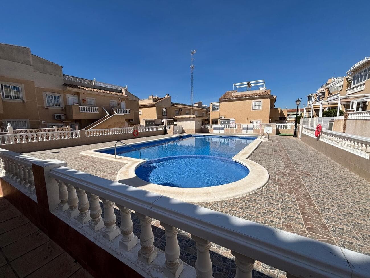 Price: €169,900Discover this beautifully renovated ground floor apartment in Torrevieja, offering modern comfort, stylish finishes, and excellent outdoor space. Whether you're looking for a permanent residence, holiday home, or investment property, this move-in-ready apartment is an outstanding opportunity.The property features 2 spacious bedrooms and 1 renovated bathrooms, finished in a contemporary style with quality materials.The master bedroom offers plenty of natural light, while the second bedroom is ideal for guests, a home office, or additional family accommodation. A modern bathroom with walk-in shower, black-framed glass screen, and designer vanity adds a touch of luxury.One of the standout features is the private covered patio, providing valuable additional living space. Perfect for outdoor dining, storage, laundry facilities, or creating a relaxing chill-out area, this versatile space can be enjoyed year-round.Residents also benefit from access to a well-maintained communal swimming pool, ideal for cooling off and enjoying the Mediterranean climate. Key Features: Ground floor apartmentFully renovated2 bedrooms1 bathroomsModern walk-in showerLarge private covered patioAir conditioningBuilt-in wardrobesBright and well-maintained throughoutCommunal swimming poolExcellent location in TorreviejaReady to move intoIdeal holiday home, rental investment, or permanent residenceLocated close to shops, restaurants, services, and just a short drive from the beaches of Torrevieja, this property combines convenience, comfort, and excellent value.Price: €169,900Contact us today to arrange a viewing and discover everything this fantastic property has to offer.