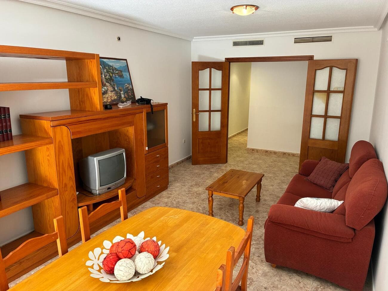 Beautiful First-Floor Apartment in Vibrant AlmoradíThis stunning first-floor apartment is ideally located in the lively town of Almoradí, offering the perfect balance between central convenience and peaceful living.The property features three spacious bedrooms, two bathrooms, and a generous living area with direct access to a private terrace. There is also a charming courtyard garden, perfect for relaxing and enjoying the Mediterranean climate.The building is equipped with a lift, and all amenities are within easy walking distance — including schools, parks, restaurants, bars, and the town centre. You are right in the heart of the action, yet tucked away in a quiet setting.Prime Location:Airport – 20 minutesGolf course – 5 minutesTown centre – 1 minuteDon’t miss this excellent opportunity — contact us today to arrange a viewing!