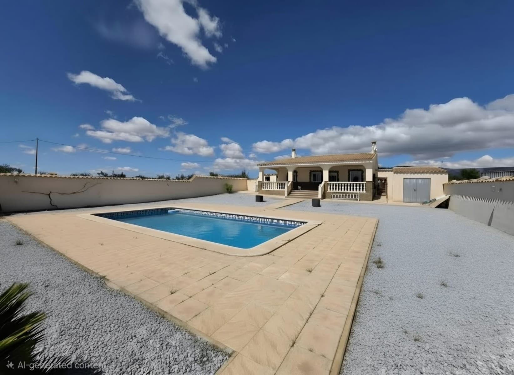Villa with Pool and Views Between Monóvar and PinosoThis well-located villa sits between Monóvar and Pinoso, offering privacy, space, and open countryside views while remaining close to both towns. The property features three bedrooms and two bathrooms and is set on a fully fenced plot of 9,469 m², ideal for those looking for a peaceful outdoor lifestyle.Inside, the home offers a comfortable living space with a fireplace and three air conditioning units, ensuring comfort throughout the year. The layout is practical and bright, suitable for both permanent living and holiday use.Outside, the property includes a large swimming pool with beautiful open views, perfect for enjoying the surrounding landscape. There is also a large external storage area, providing useful space for tools or equipment. The villa is currently being freshly painted on the exterior, and the garden and pool will be fully cleaned, ensuring it is ready for its new owners.The property benefits from electricity and irrigation water, adding to its practicality and ease of maintenance.About the Area Located between Monóvar and Pinoso, the property enjoys a quiet rural setting with easy access to both towns. Monóvar offers a range of services including shops, schools, and restaurants, while Pinoso is well known for its local cuisine, vineyards, and welcoming community. The surrounding area is characterised by open countryside, almond groves, and mountain views, providing a relaxed lifestyle while still being within comfortable driving distance of Alicante city, the airport, and the coast.We have a large portfolio of properties in the Costa Blanca and Costa Calida areas, specialising in country properties, villas, fincas, building plots and design and build options in the Alicante and Murcia regions with a particular emphasis on Elda, Monovar, Pinoso, Sax, Villena, Aspe, Fortuna, Albacete and many more surrounding areas. We have been established since 2004 and have decades of experience between the team which we bring to bear to help you find and secure your new dream home. We help you every step of the way to make sure your purchase in Spain is safe and hassle free. We are not here to sell you a property, we are here to help you realise your dream and find what is right for you. With us you are in the safest hands. Contact us now to have a no obligation chat about how you too can realise your dreams.
